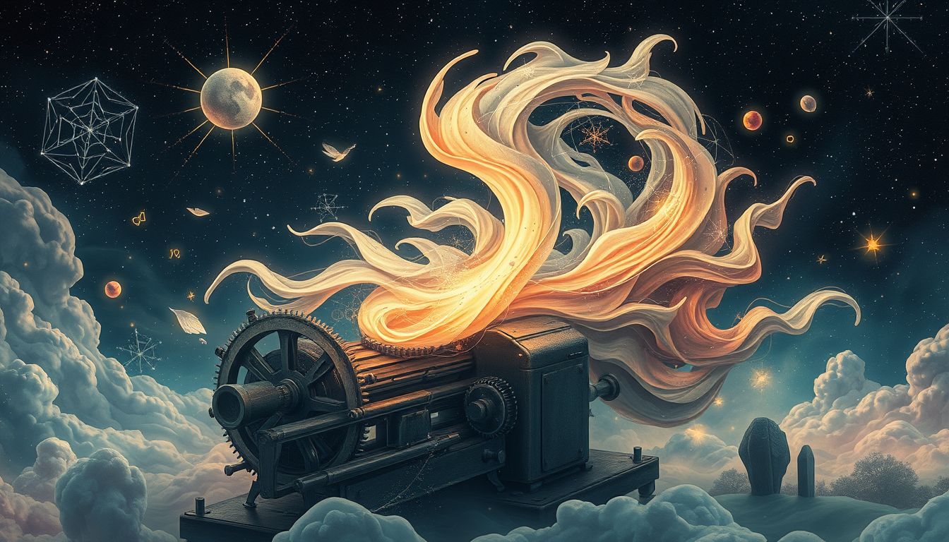 Ein veralteter Druckmaschine-Traum symbolisiert festgefahrene Denkweisen.