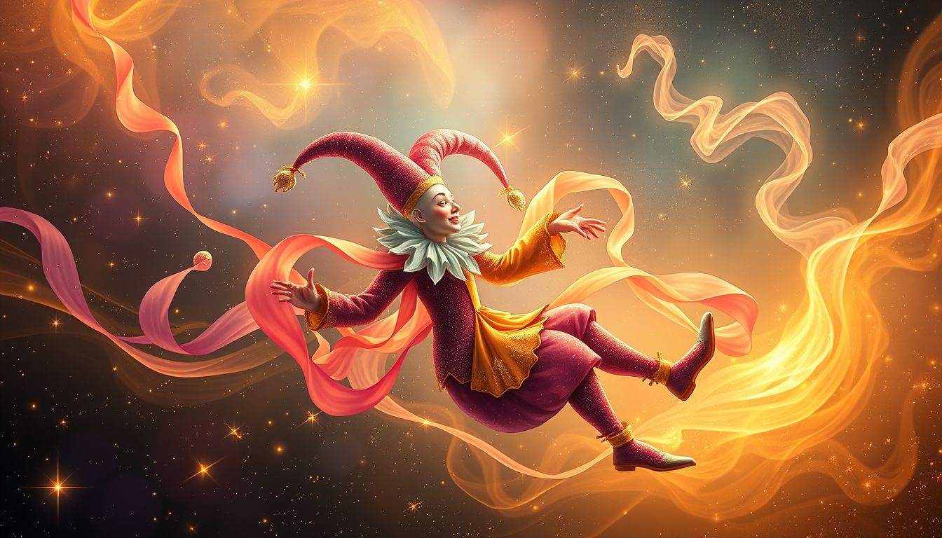 Als Hofnarr symbolisiert Jux im Traum spielerische Weisheit und Freiheit.