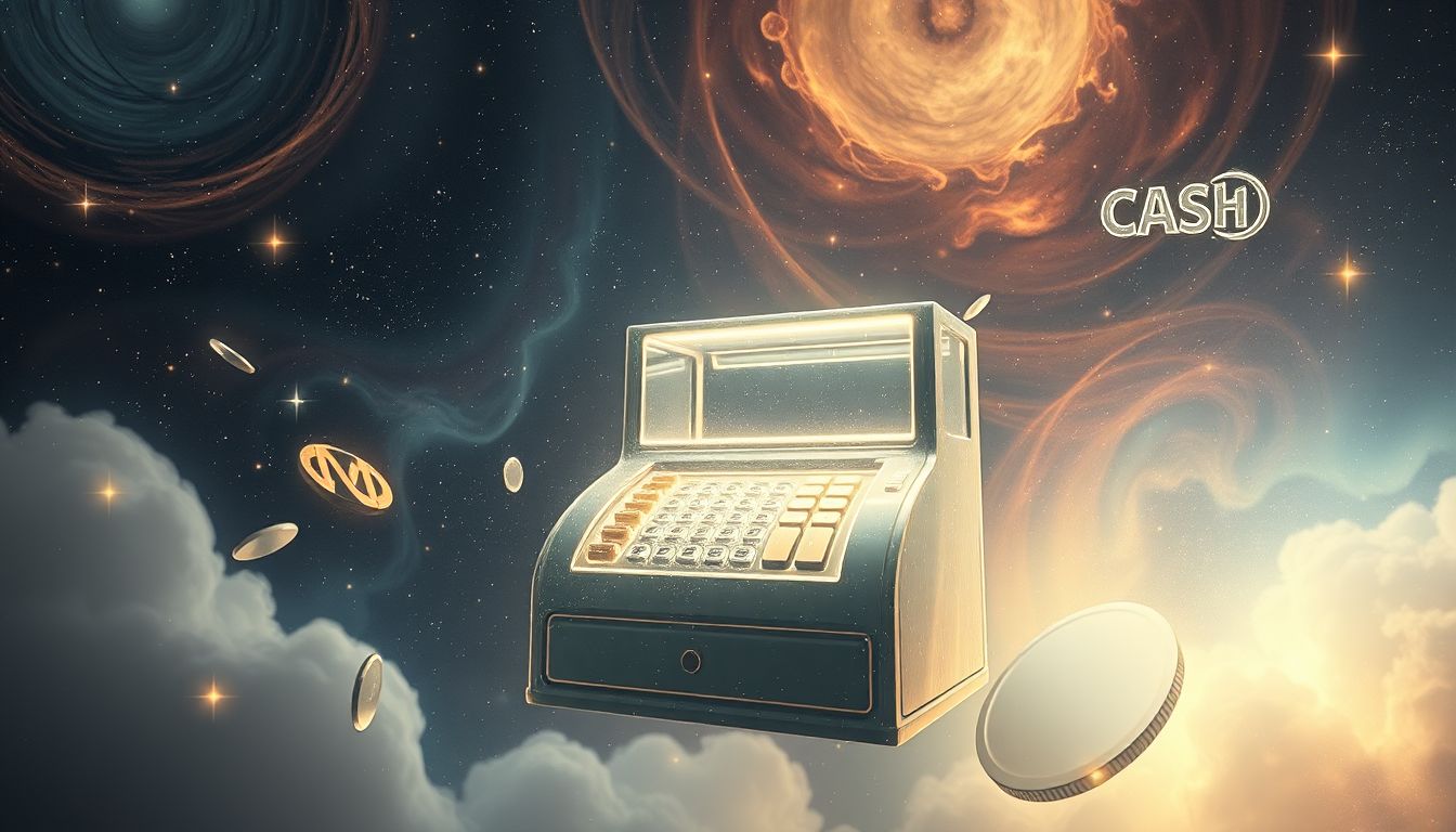 Ein leerer Kassen-Traum symbolisiert finanzielle Sorgen oder Verlustängste.