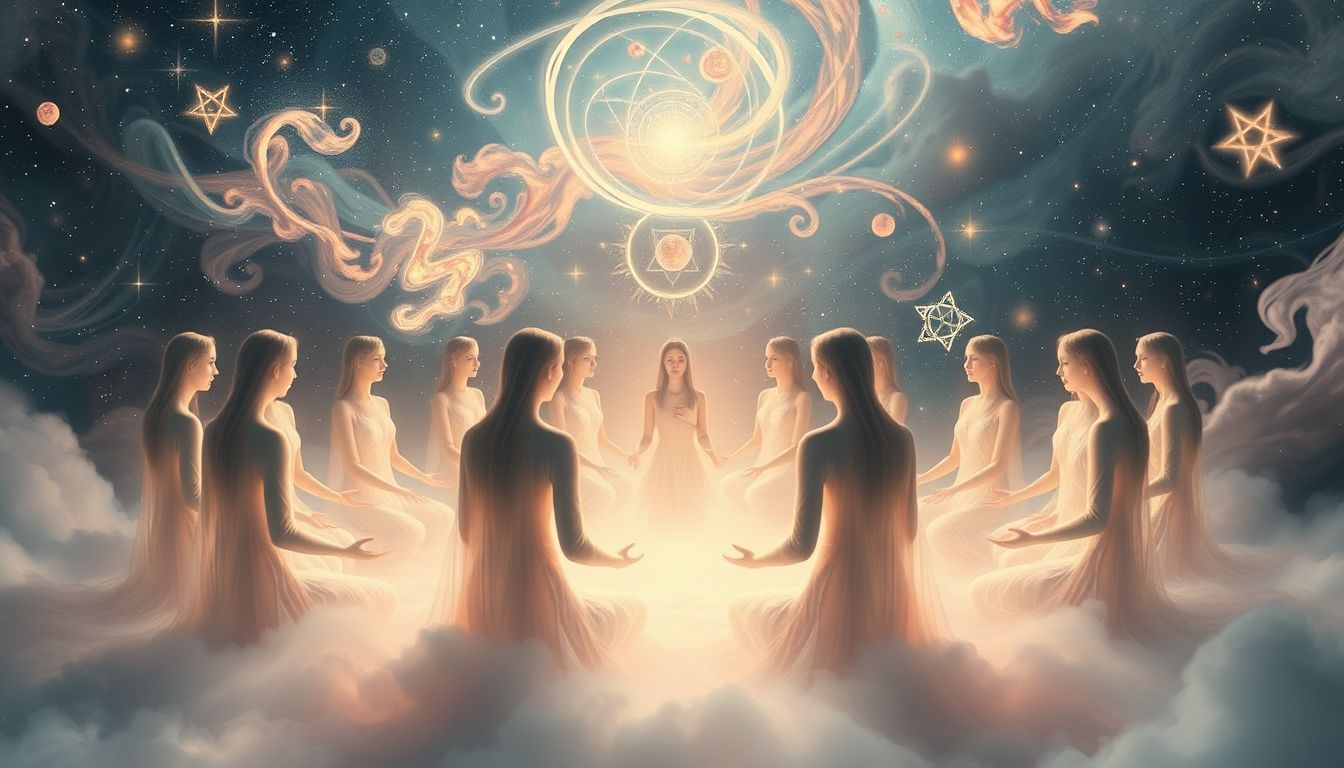 Traum 21 symbolisiert weibliche Kraft und gemeinschaftliches Ritual.
