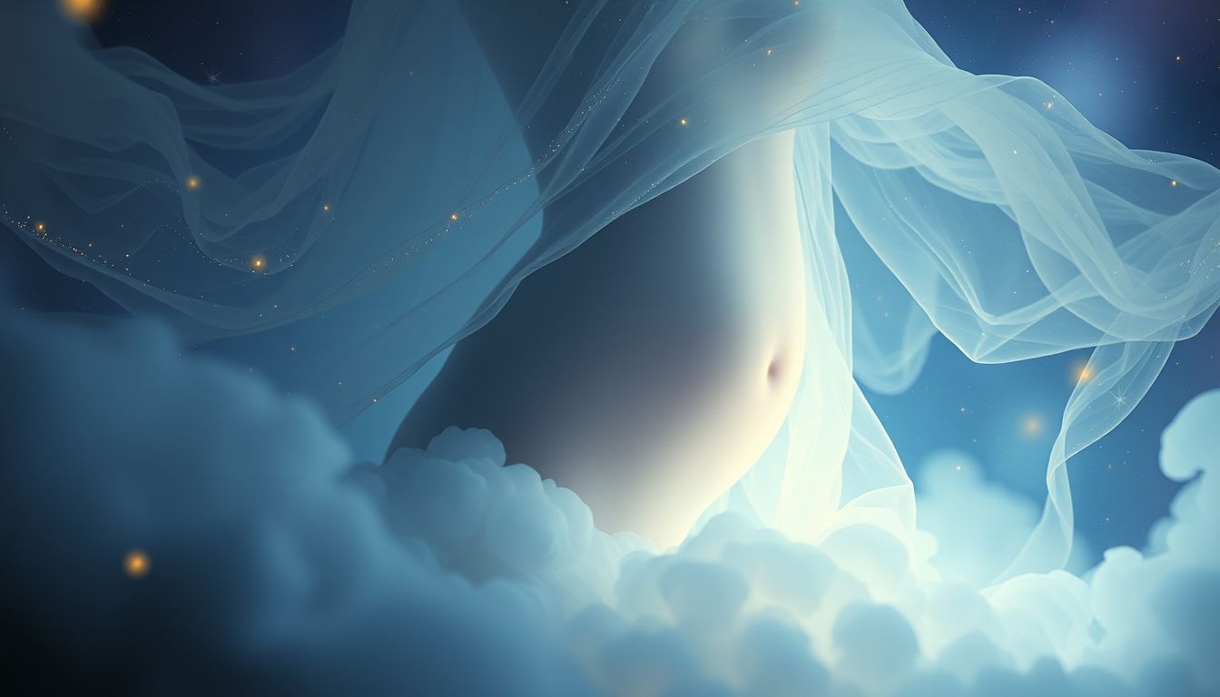 Ein versteckter Bauch symbolisiert oft verborgene Gefühle und Geheimnisse.