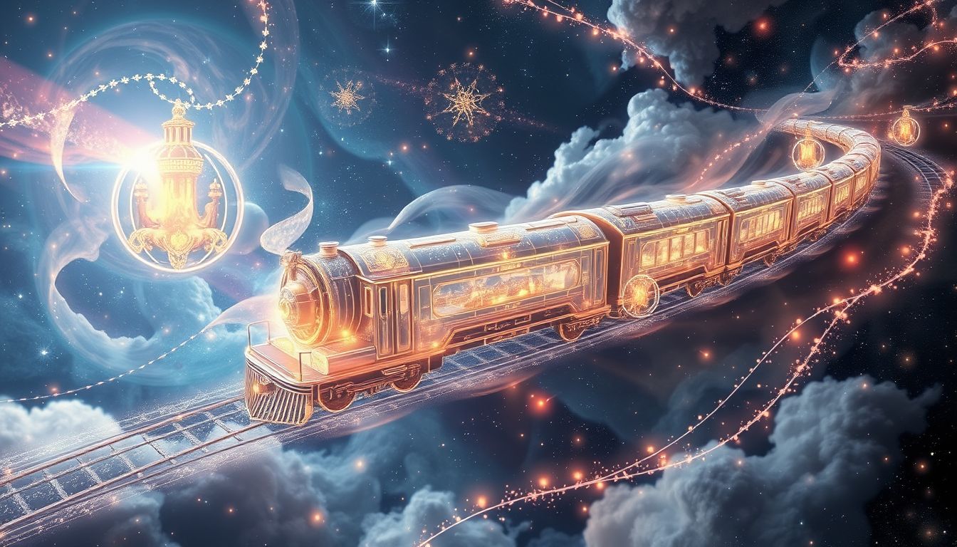 Ein luxuriöser Expresszug symbolisiert schnelle, elegante Lebensveränderungen im Traum.