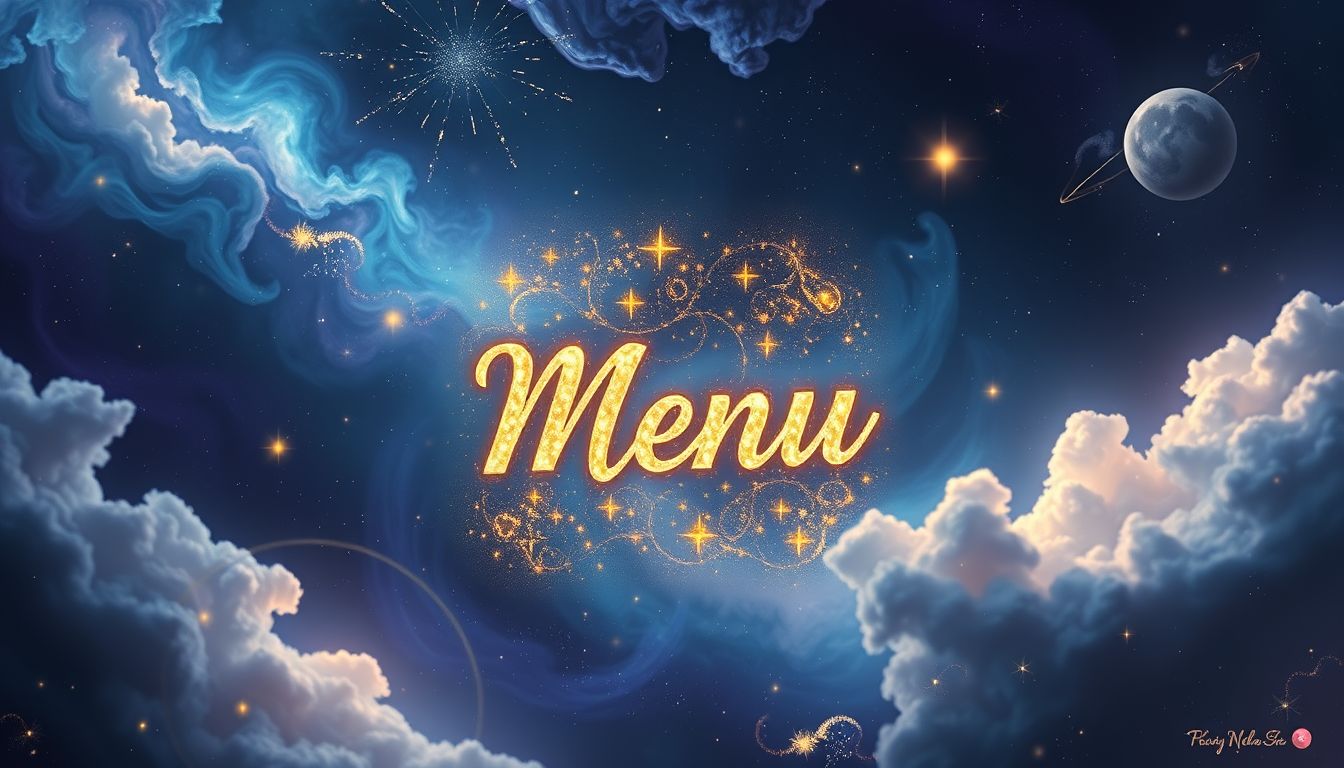 Ein goldener Speisezettel symbolisiert wertvolle Lebensentscheidungen im Traum.