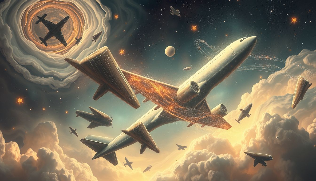 Das vermisste Flugzeug im Traum symbolisiert innere Angst vor Kontrollverlust.