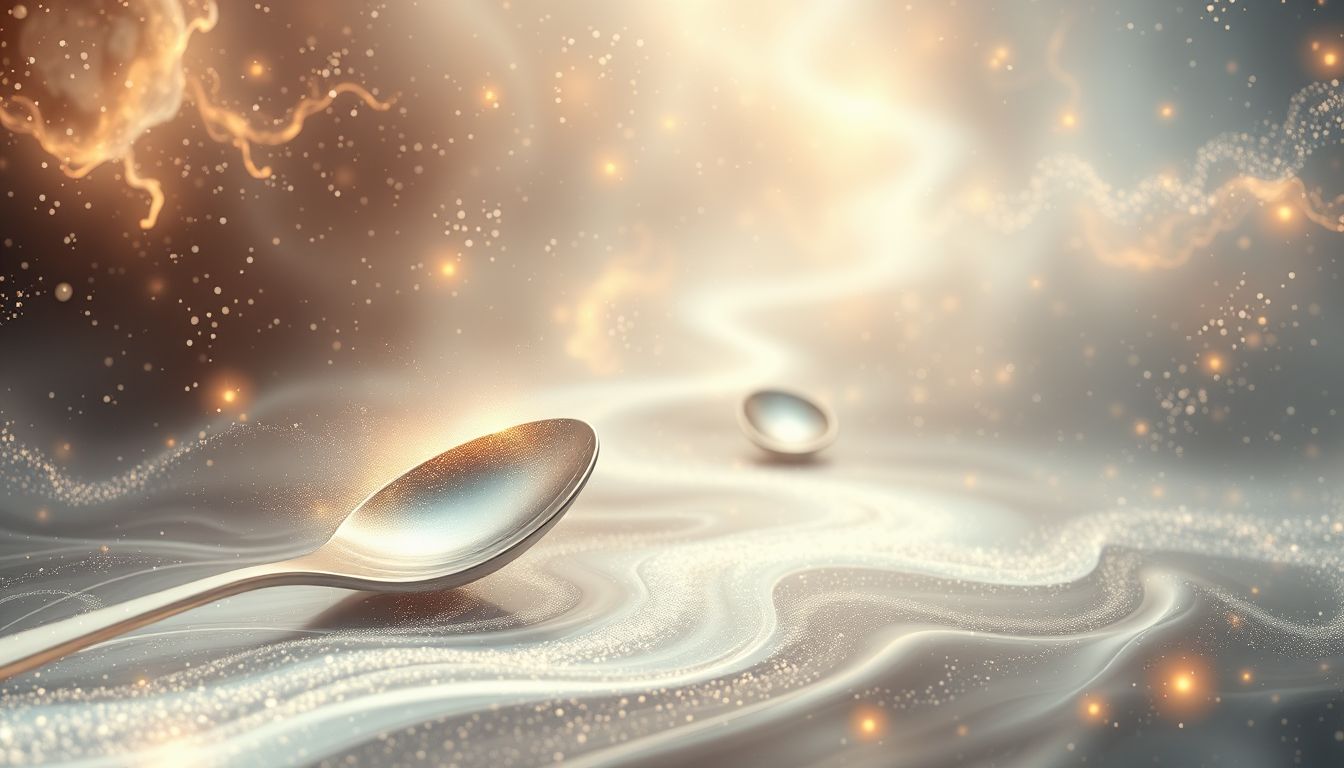 Nickelbesteck im Fluss symbolisiert unerwarteten finanziellen Gewinn.
