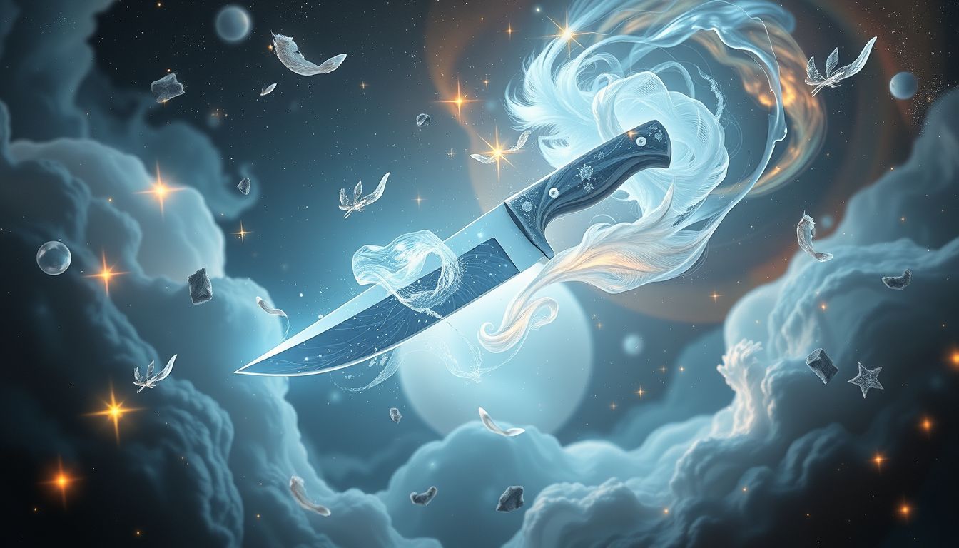 Ein Jagdmesser verwandelt sich im Traum oft in neue Möglichkeiten.