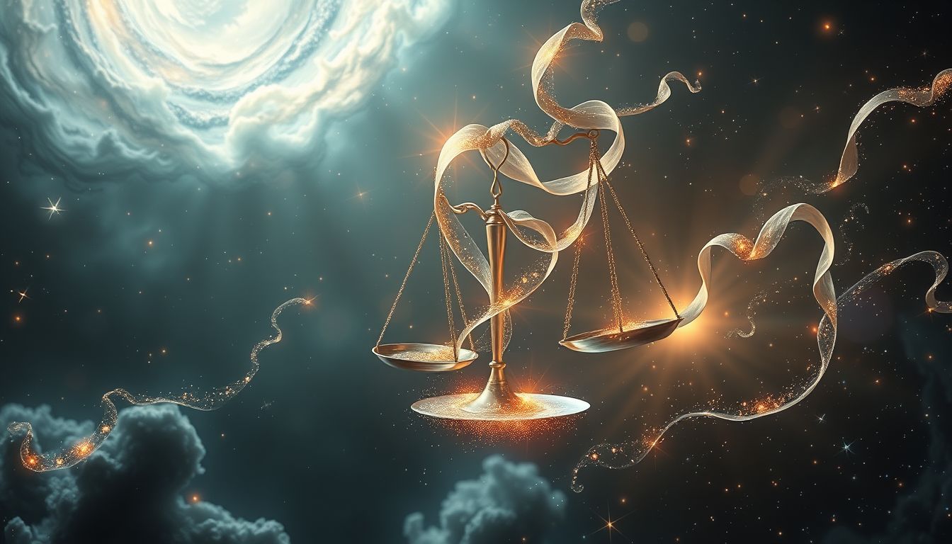 Ein manipuliertes Schöffenurteil symbolisiert innere Unsicherheit und Moralconflict.