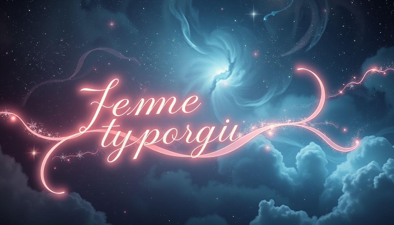 Ein weiblicher Typograf im Traum symbolisiert kreative Selbstentfaltung und Präzision.