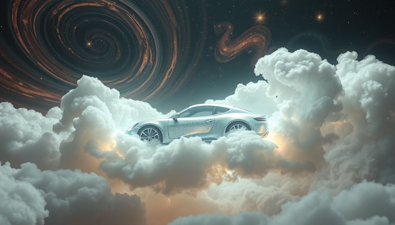 Ein Traum von Legierungen im Fahrzeug symbolisiert kreative Transformation.