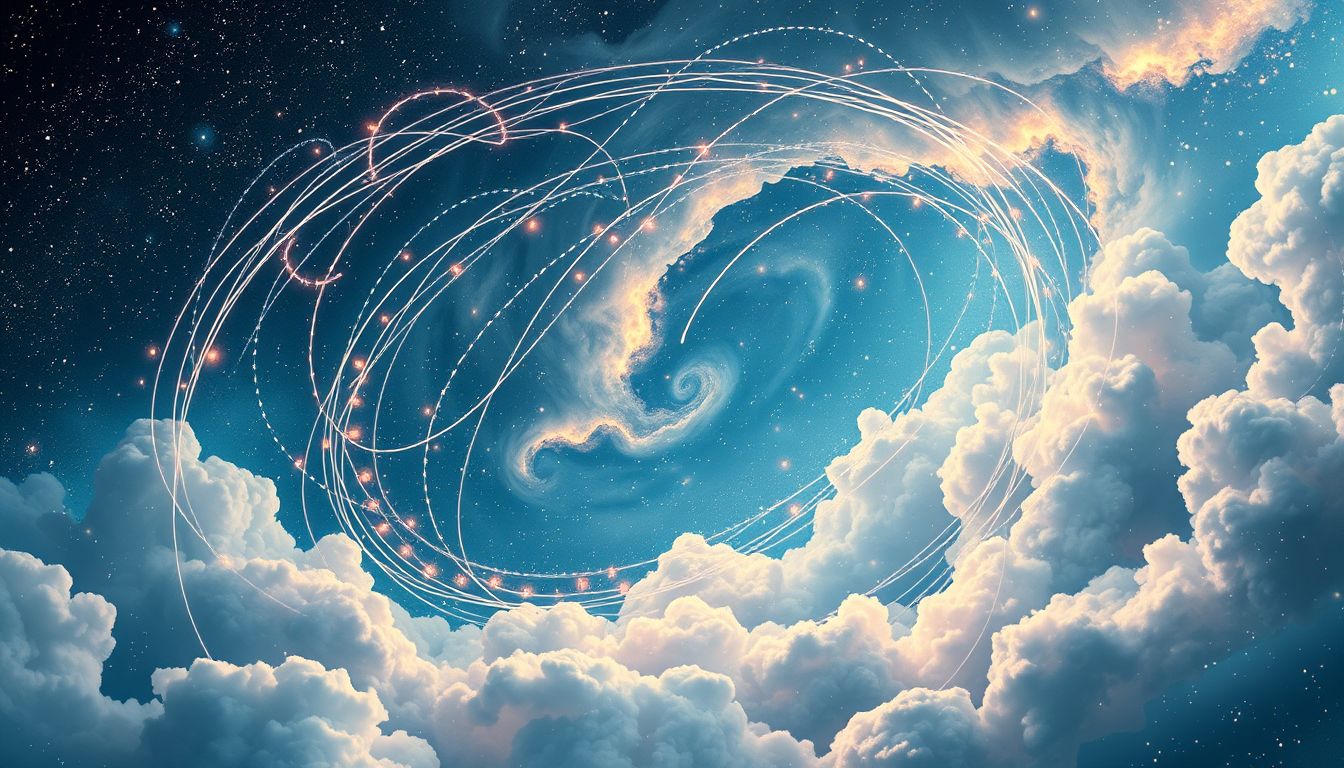 Wiederkehrende Krickel symbolisieren ungelöste innere Konflikte im Traum.