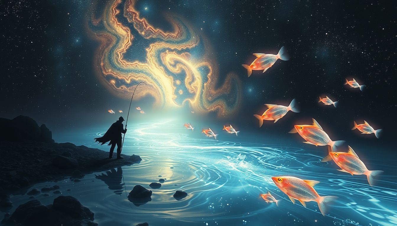 Traum 29 symbolisiert verbotene Wünsche und innere Konflikte beim Fischen.