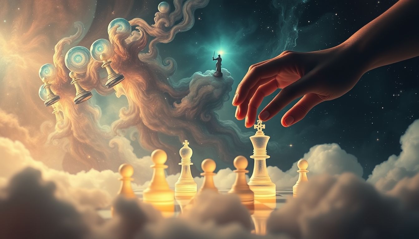 Das Stehlen von Schachfiguren symbolisiert taktische Manipulation im Traum.