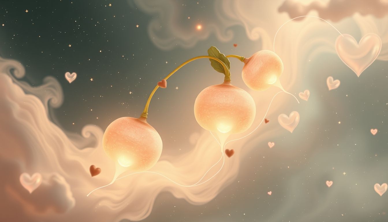 Radieschen im Traum symbolisieren oft neue Liebe und Frische.