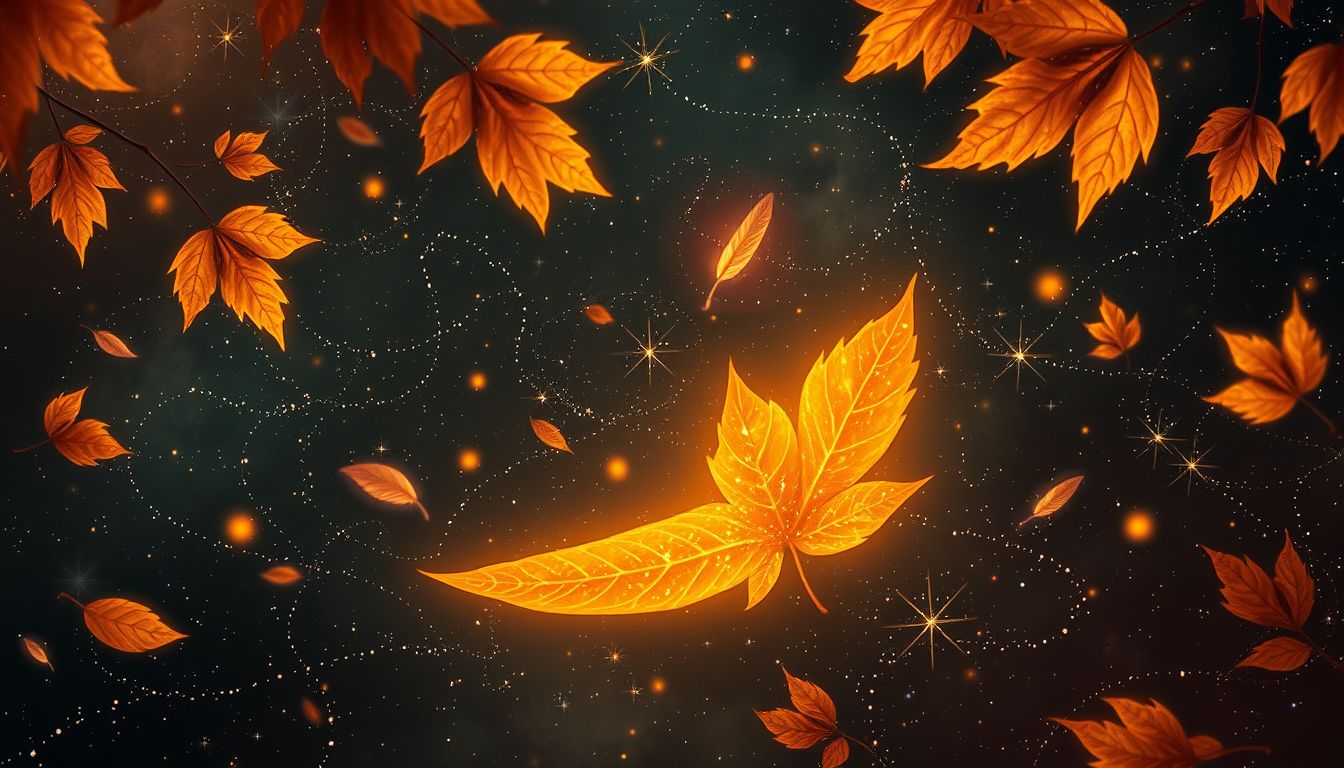 Ein Herbstgedicht im Traum symbolisiert kreative Wiedergeburt und Reflexion.