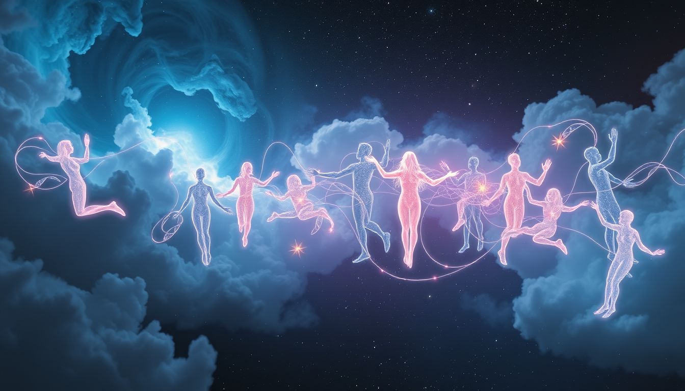 Gemeinsame Teleportation symbolisiert starken Zusammenhalt und Vertrauen.