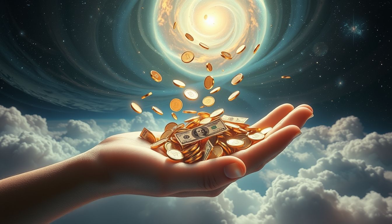 Zu viel Geld zahlen im Traum symbolisiert finanzielle Sorgen oder Überforderung.