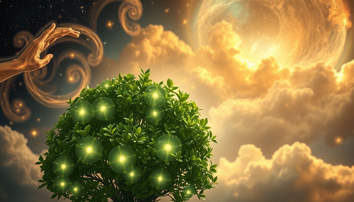 Ein geschnittener Buxbaum symbolisiert Rückschnitt und persönliche Erneuerung.