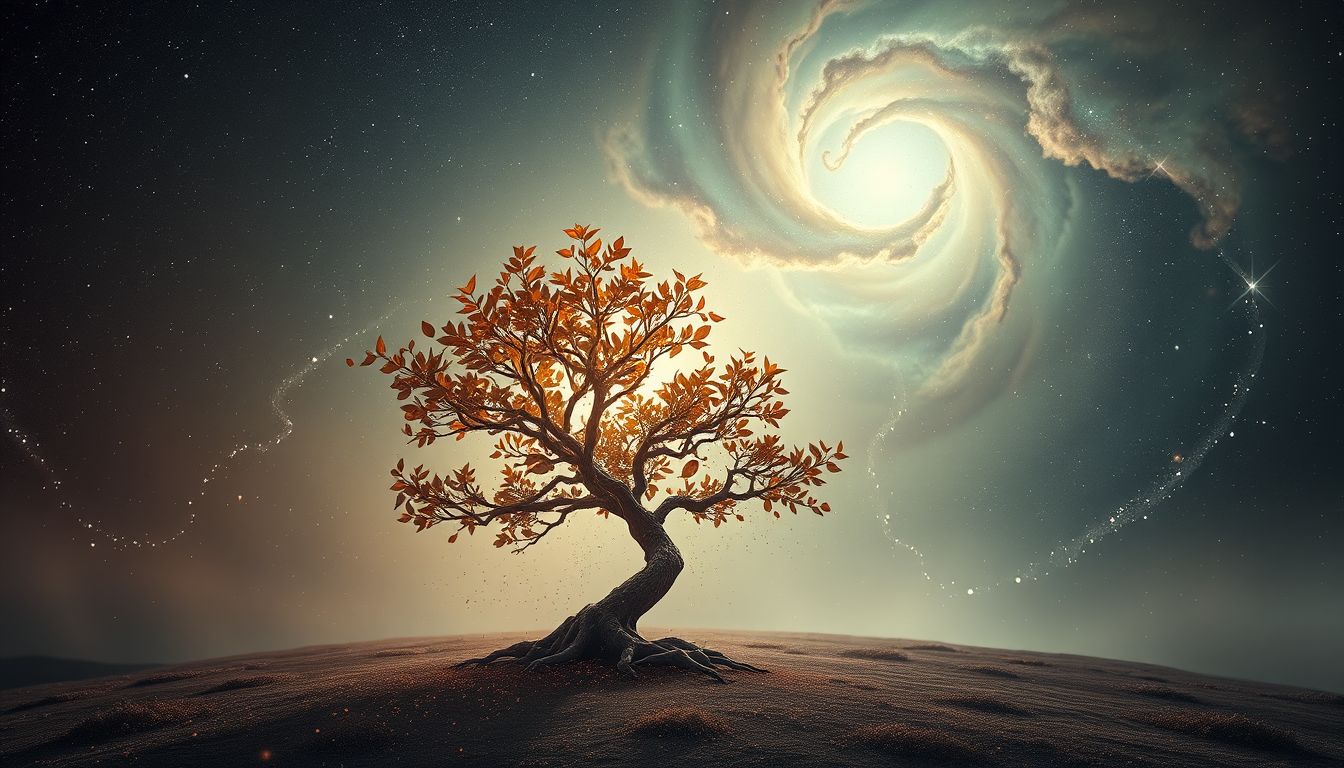 Ein sterbender Buxbaum symbolisiert oft Verlust und Veränderung.