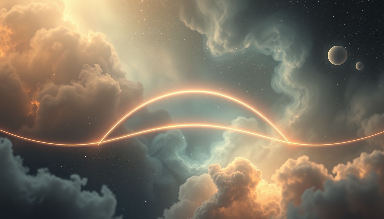 Eine gekrümmte Linie im Traum symbolisiert oft überwundene Hindernisse.