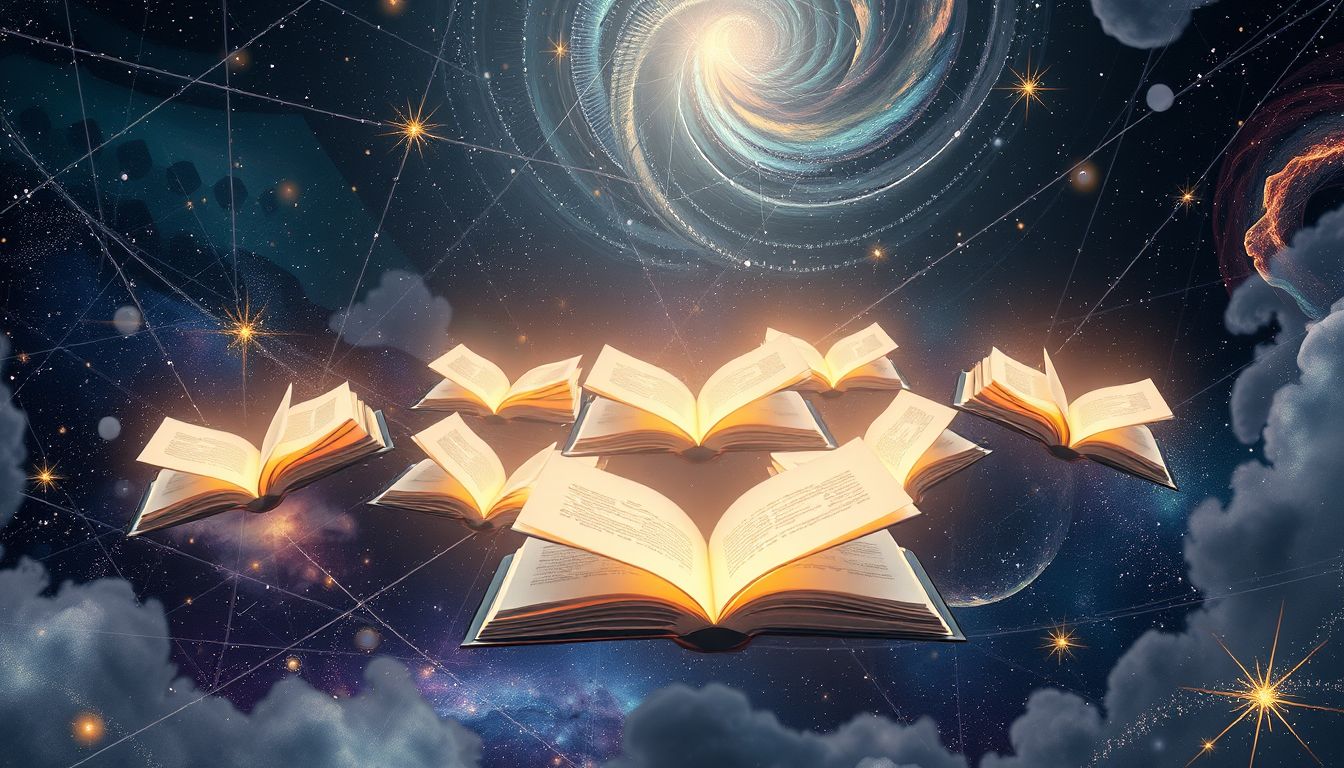 Der Traum von zehn Büchern symbolisiert geistige Vollkommenheit und Erkenntnis.