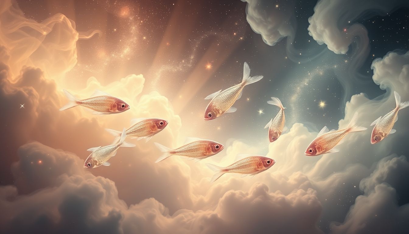 Der Traum von zehn Fischen symbolisiert oft Intuition und inneres Wissen.