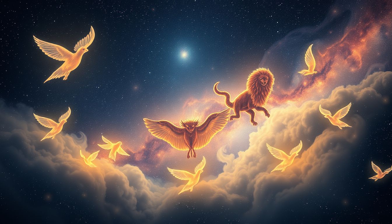 Der Traum von zehn Tieren symbolisiert Instinkte und innere Stärke.