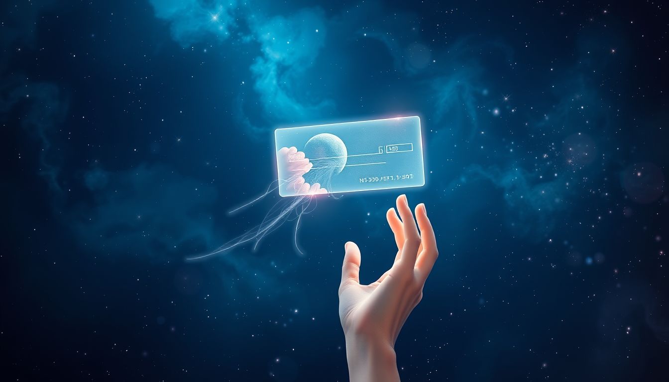 Einen Scheck nicht unterschreiben zu können, symbolisiert finanzielle Unsicherheit.