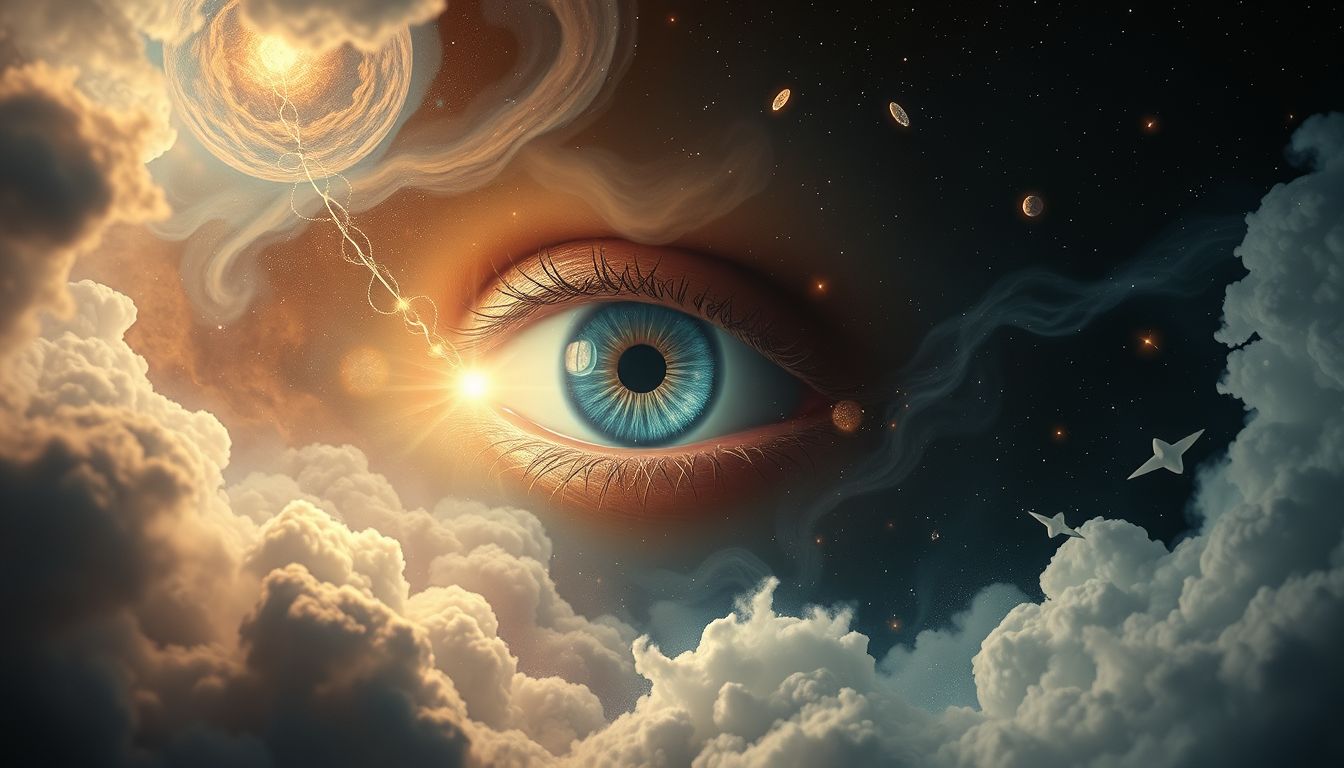 Ein Stich ins Auge im Traum symbolisiert oft Erkenntnis oder Warnung.