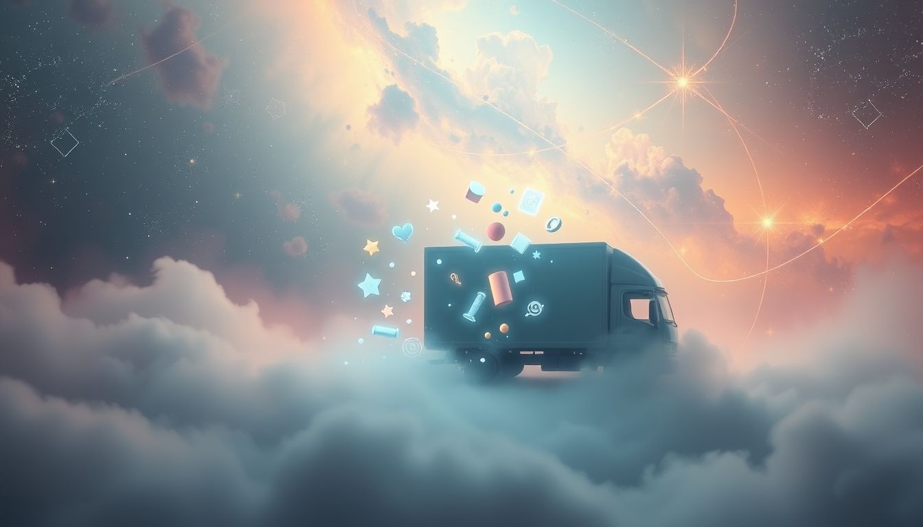 Ein zu kleiner Umzugswagen symbolisiert unerfüllte Erwartungen im Traum.