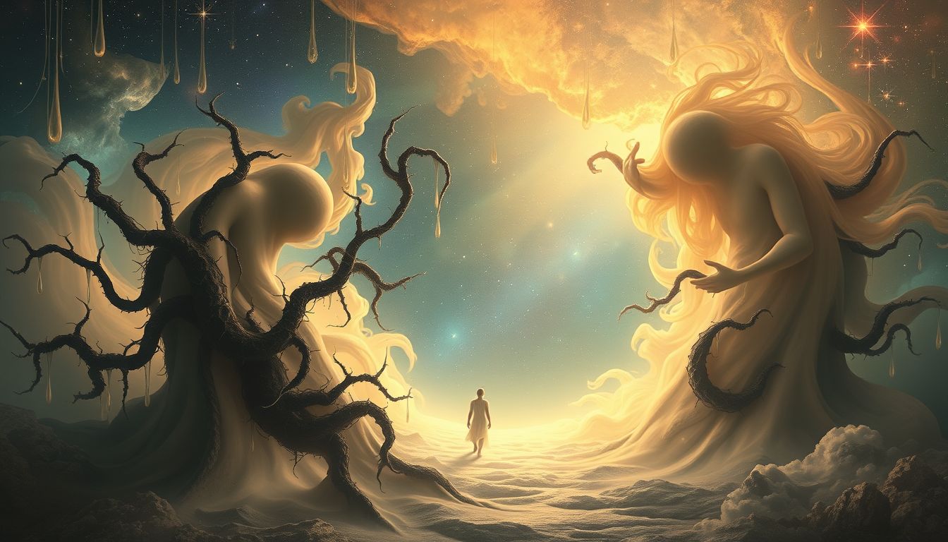 Saure Träume warnen vor toxischen Beziehungen und negativer Energie.