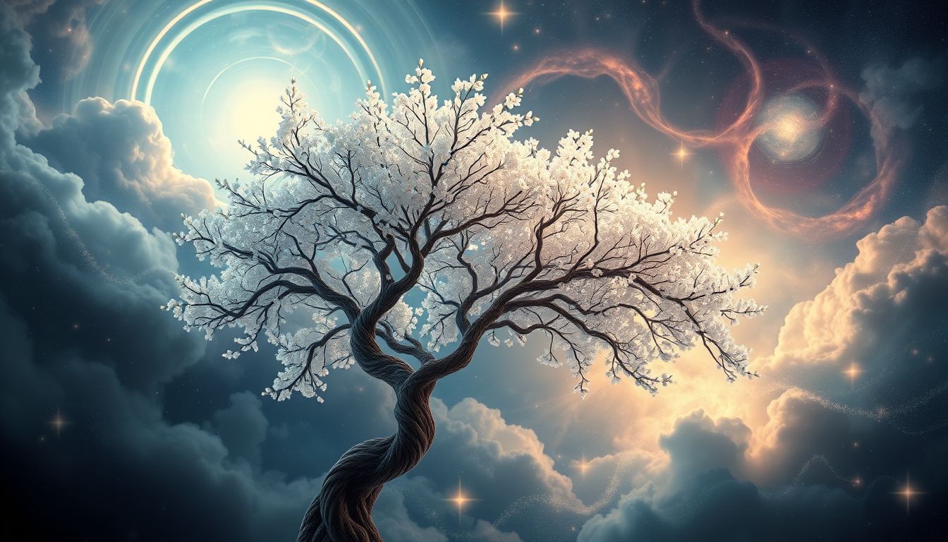 Im Frühling symbolisiert ein Erlenbaum Neuanfang und Hoffnung.