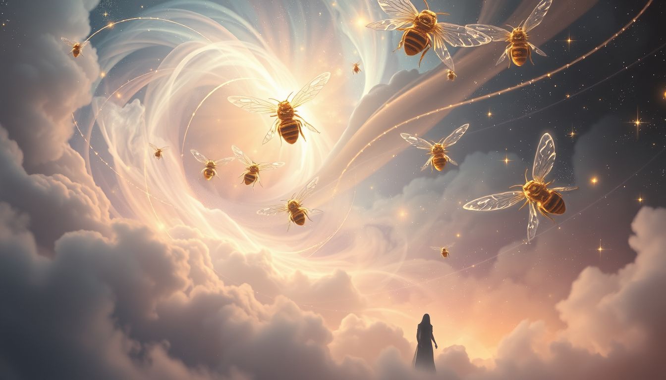 Angst vor Bienenschwärmen symbolisiert oft soziale Überforderung im Traum.