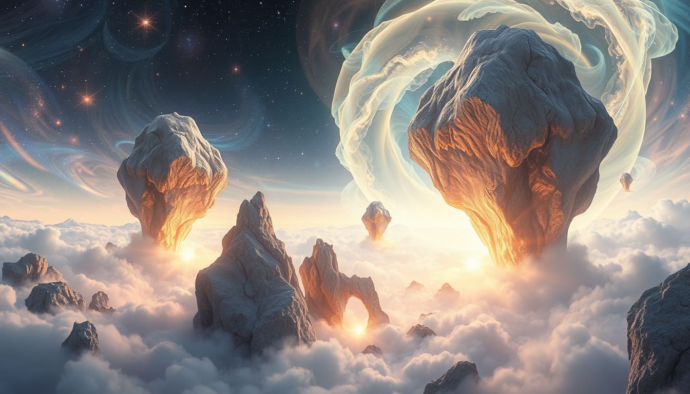 Der Traum von Granit symbolisiert spirituelle Stärke und unerreichbare Erhabenheit.