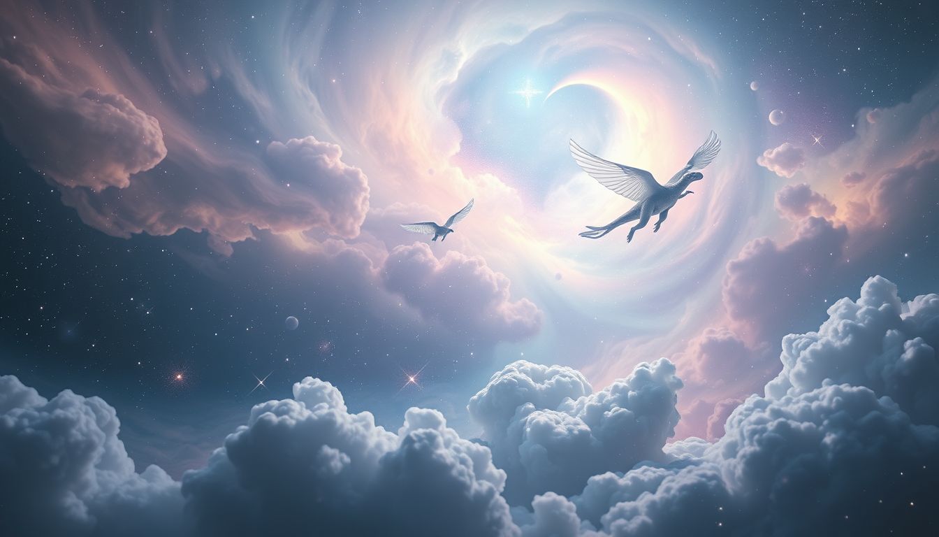 Fliegende Dinosaurier symbolisieren Freiheit und uralte Macht im Traum.