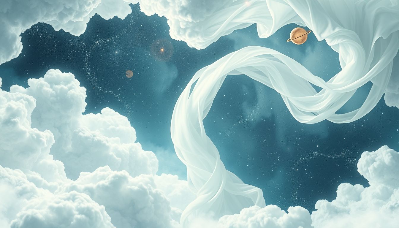 Weiße Kleidung im Wäscheboden symbolisiert Reinheit und Neuanfang im Traum.