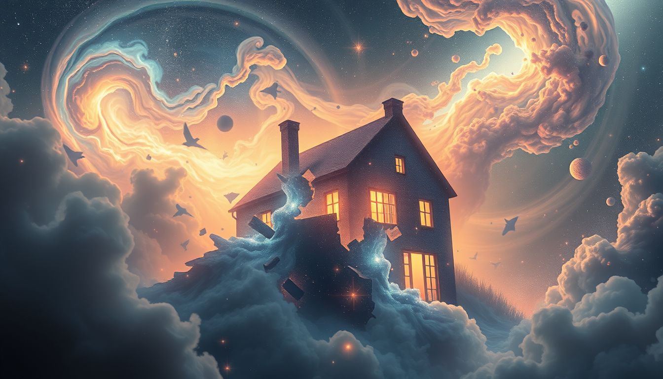 Ein Aufruhrtraum symbolisiert innere Konflikte im eigenen Zuhause.