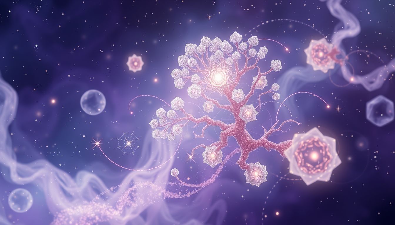 Flechten symbolisieren spirituelle Verbindung und mystische Transformation im Traum.