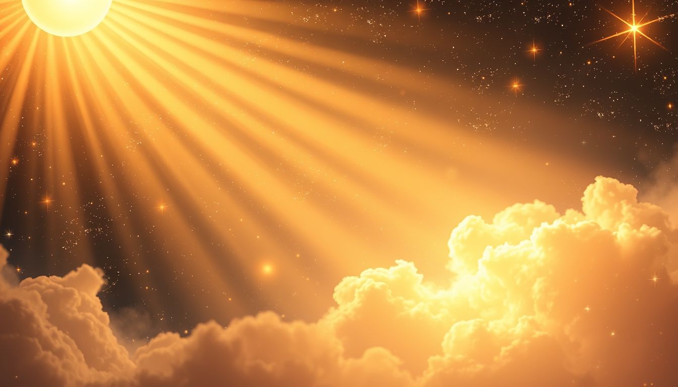 Träumen von Sonnenstrahlen symbolisiert Hoffnung und positive Lebensenergie.