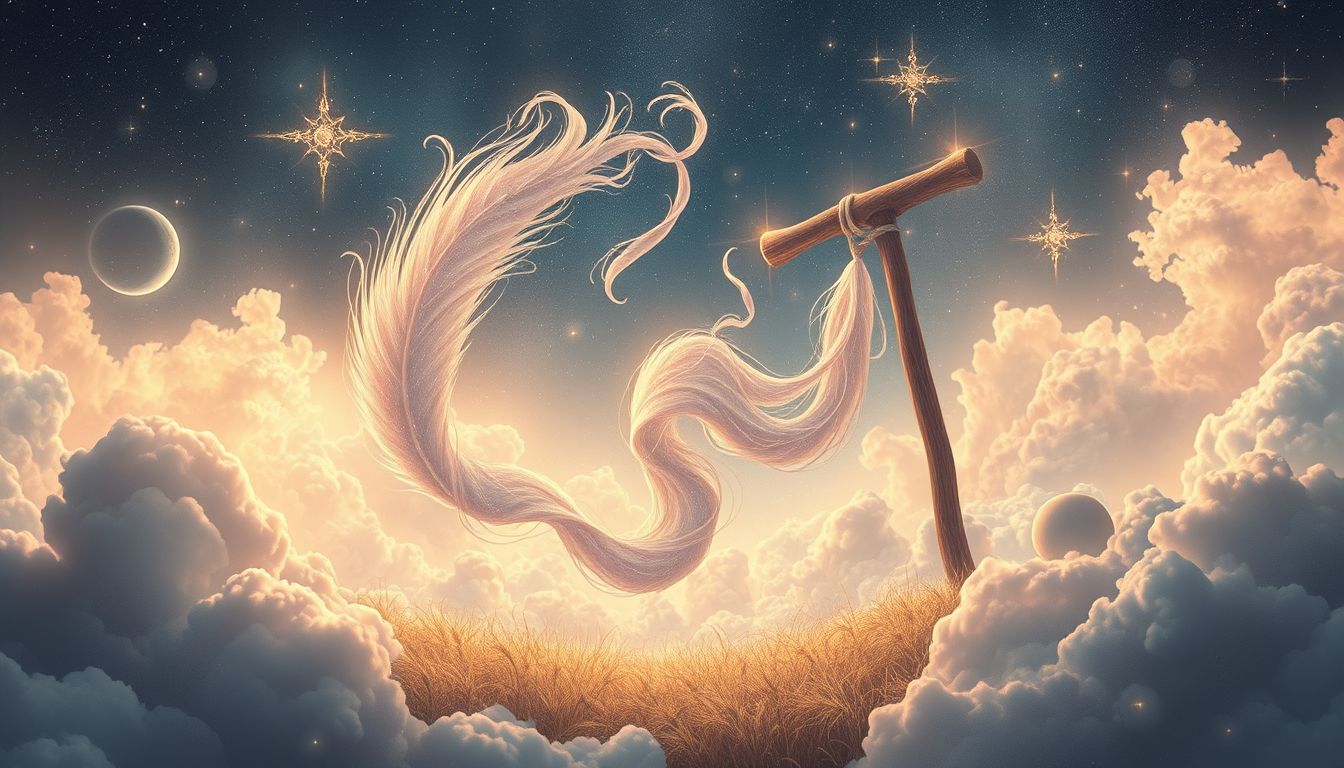 Ein verwandelter Dreschflegel symbolisiert Veränderung und neue Chancen.