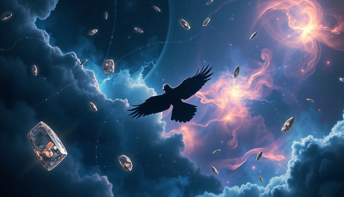 Vom Rabenstein fallen symbolisiert plötzlichen Verlust und Gefahr.