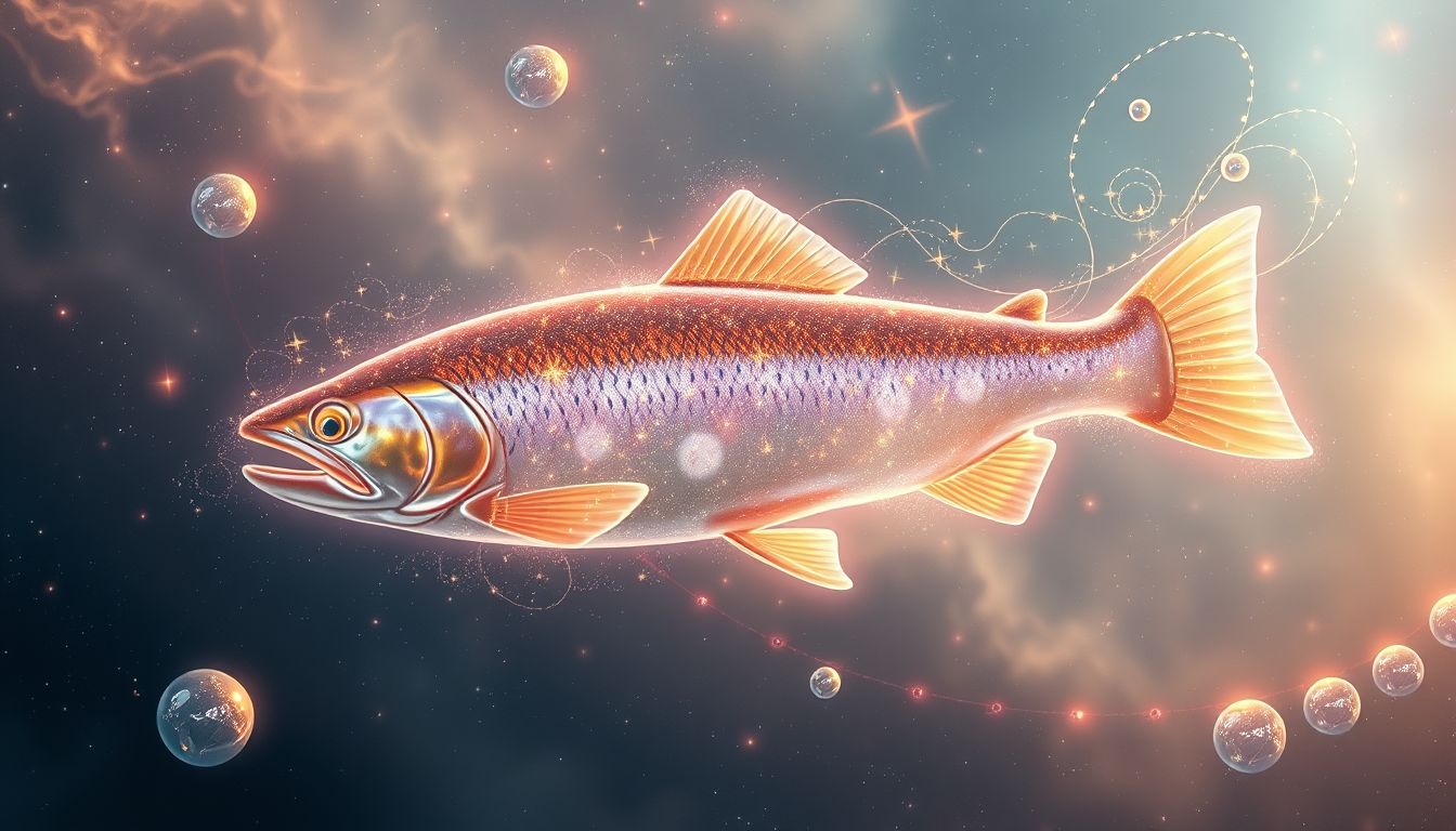 Das Fangen einer großen Forelle symbolisiert Erfolg und innere Stärke.
