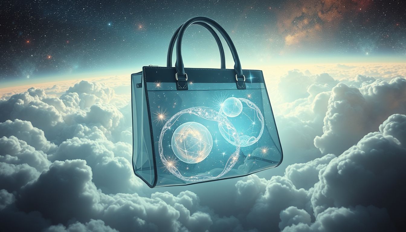 Eine sehr große Handtasche symbolisiert oft unerwarteten Reichtum im Traum.