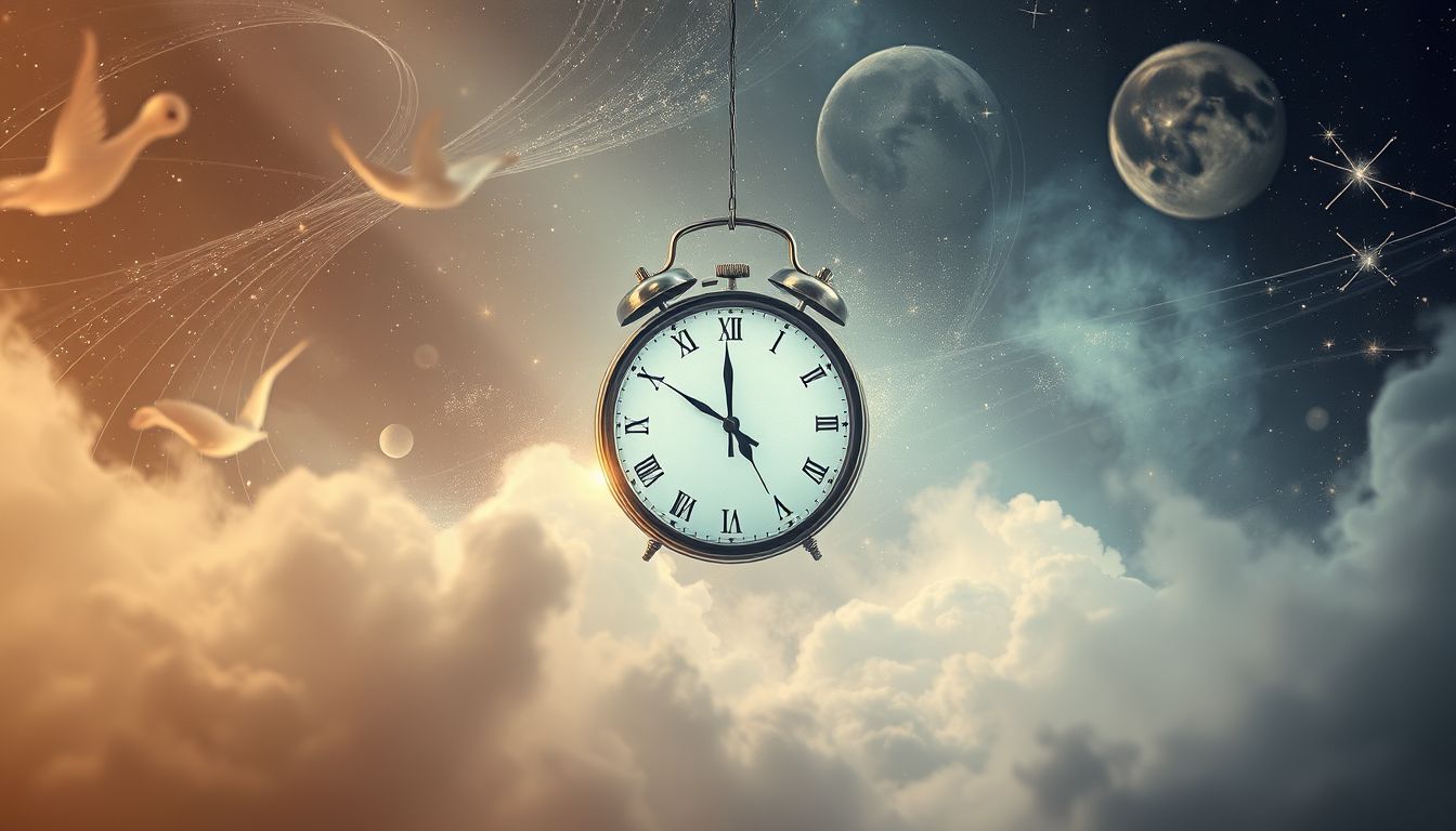 Um Mitternacht träumen symbolisiert oft Neuanfang und Transformation.