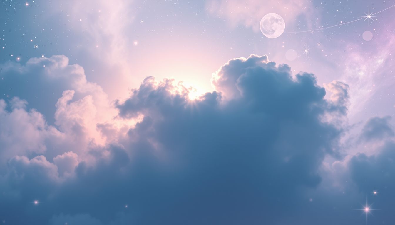 Der Abendstern symbolisiert Hoffnung, selbst wenn Wolken ihn verdecken.