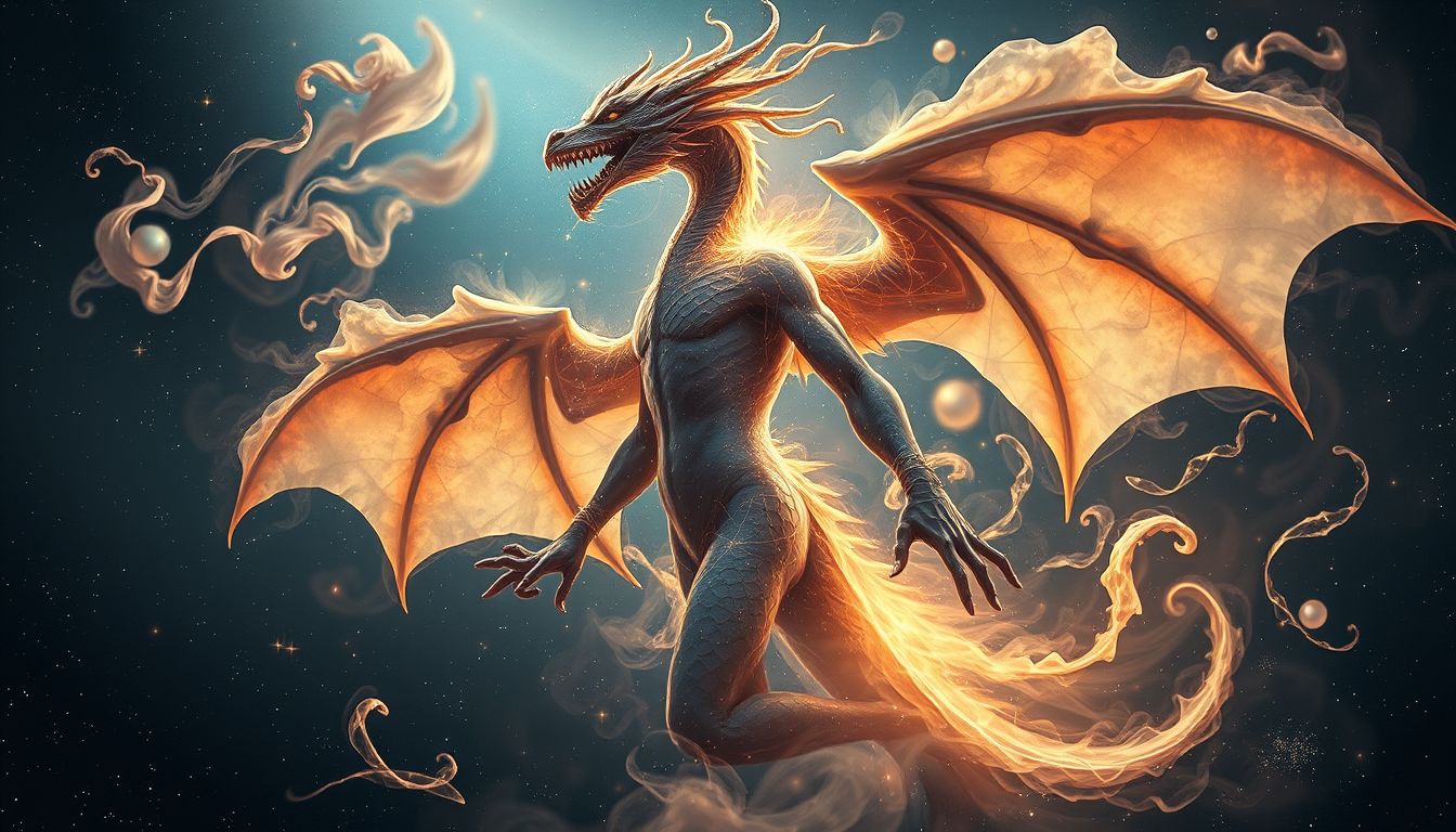 Dragoner symbolisieren im Traum oft mutige innere Veränderungen.