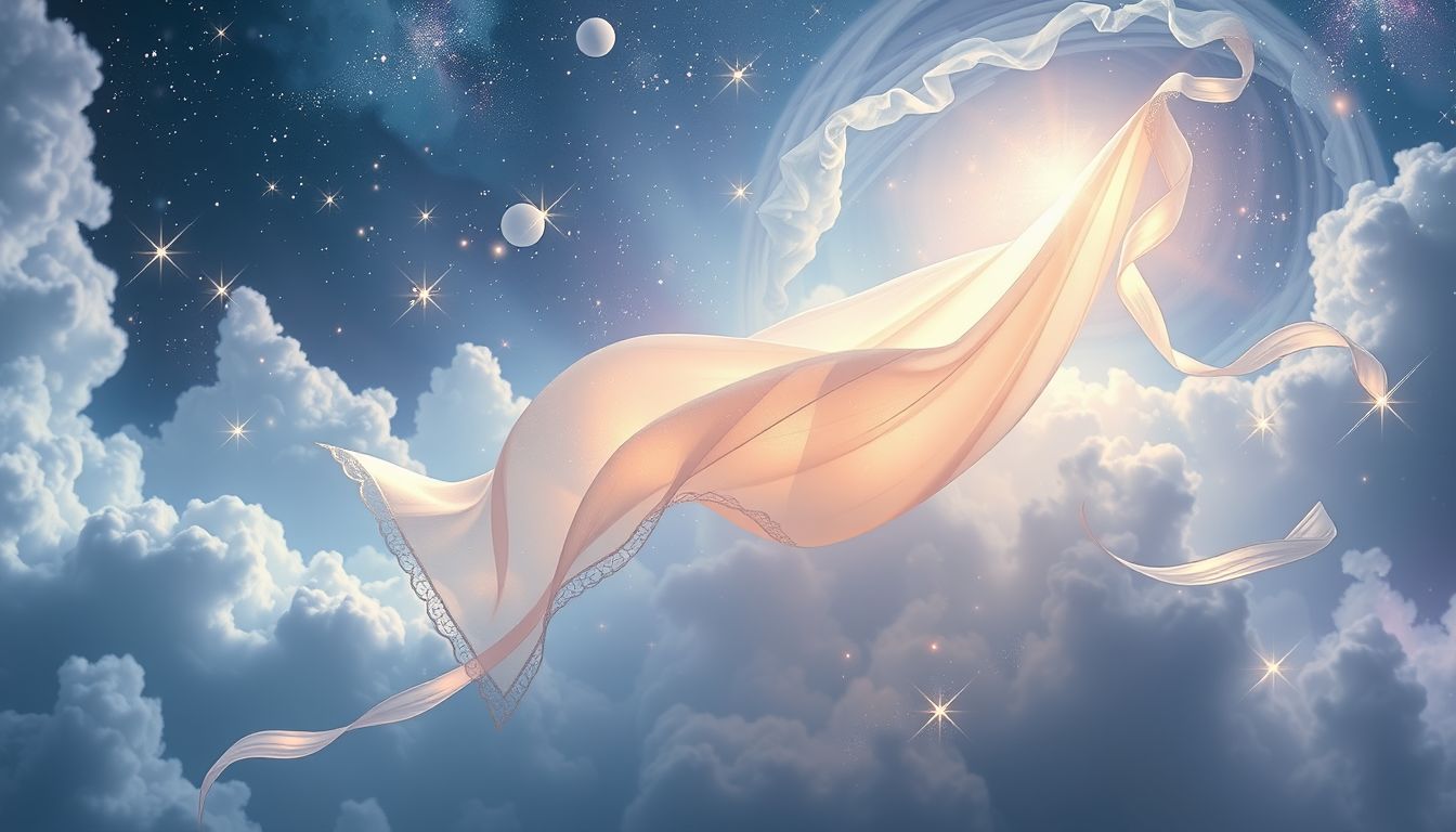 Ein neues Schnupftuch symbolisiert frischen Neubeginn und Emotionen.
