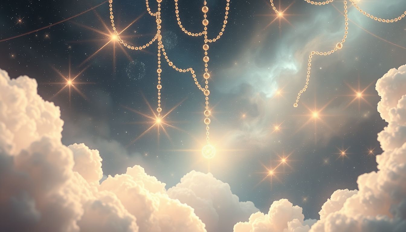 Einen Rosenkranz verschenken symbolisiert spirituelle Verbundenheit und Schutz.