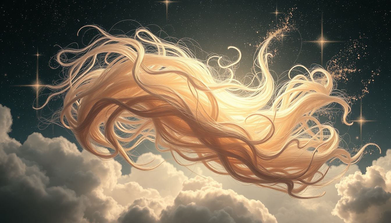 Entfärbte Haare symbolisieren oft Angst vor Verlust der Jugend.