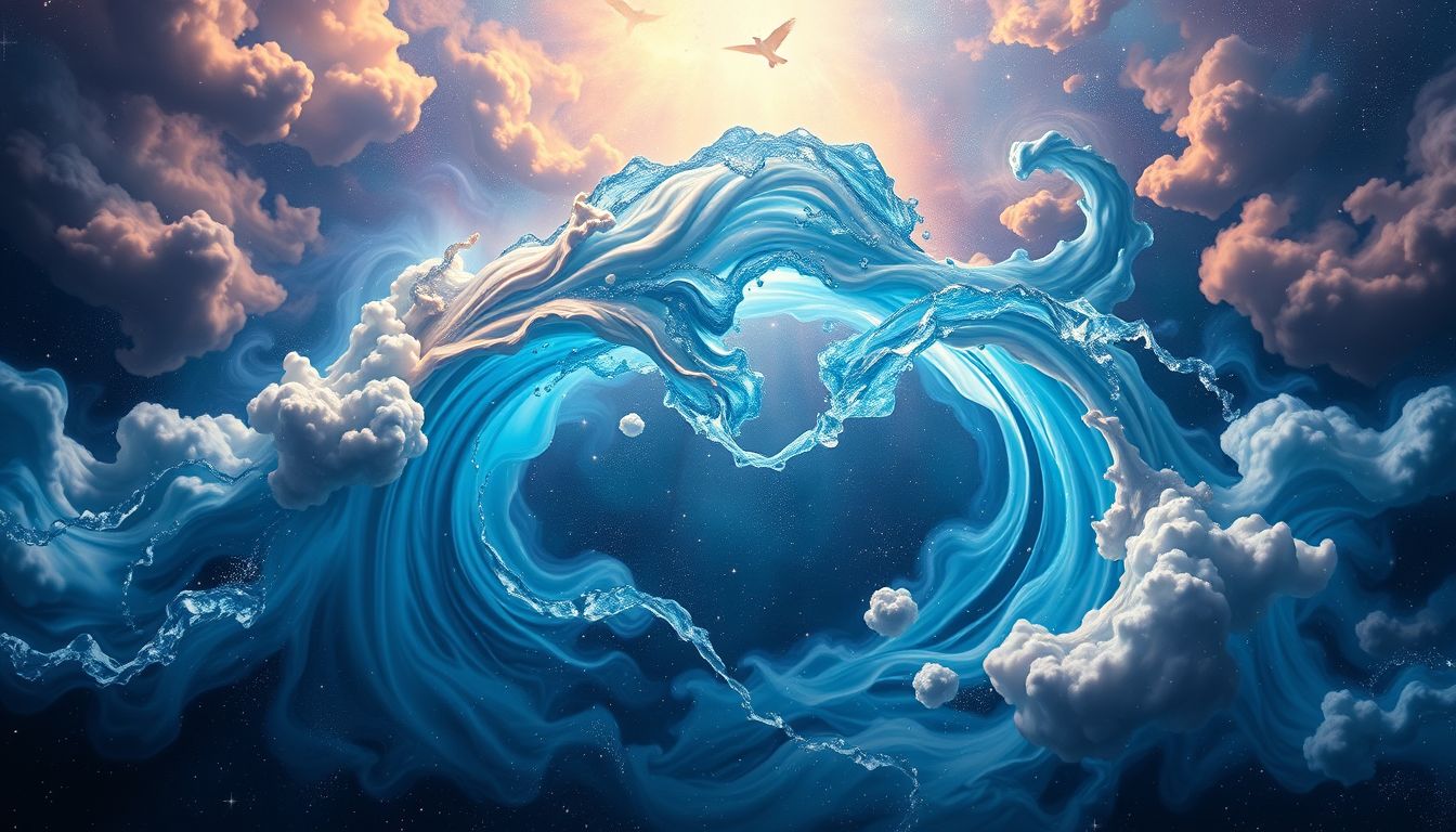 Flussmündungen symbolisieren Begegnung, Wandel und neue Lebenswege.