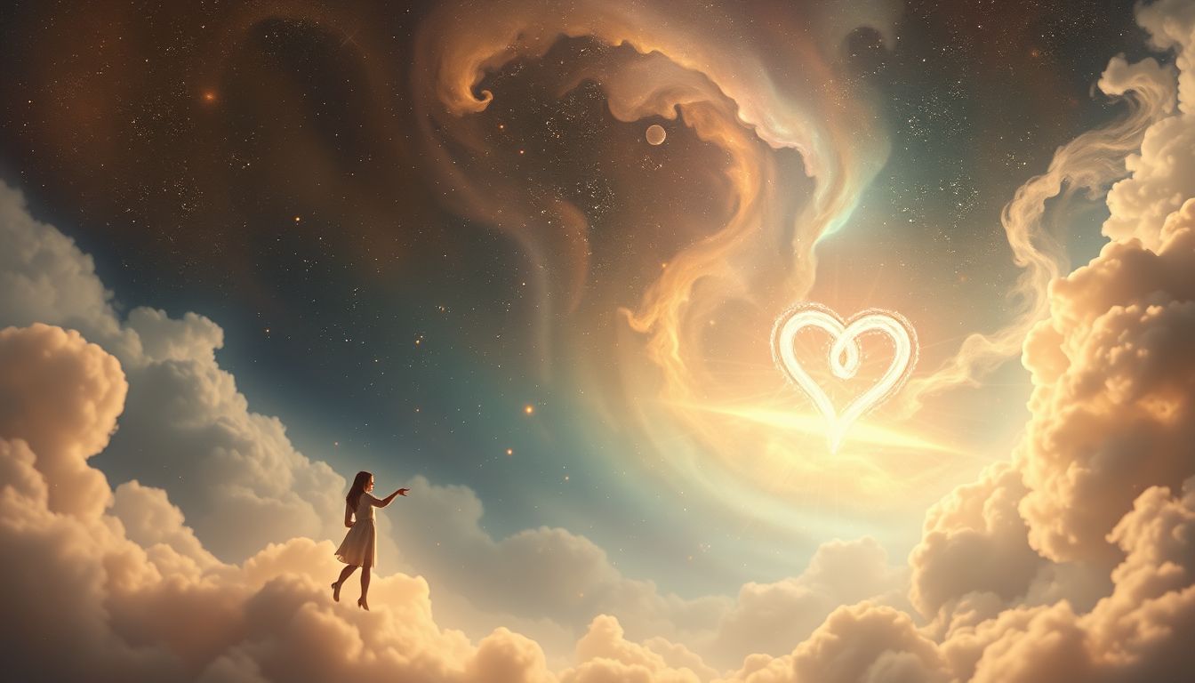 Das Heraustreten symbolisiert oft Neuanfang nach emotionalem Abschied.